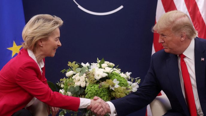 Europe and the U.S. Shake on a Tricky New Trade Deal